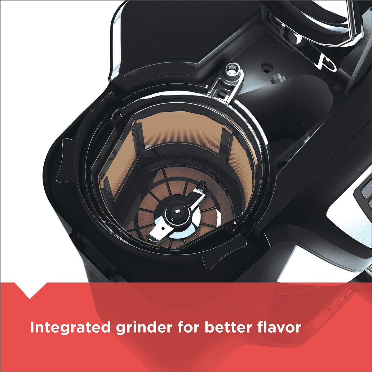 Machine à café avec broyeur intégré, 12 tasses, CM5000B, programmable 24 heures, fonction "Sneak-A-Cup", filtre permanent lavable.
