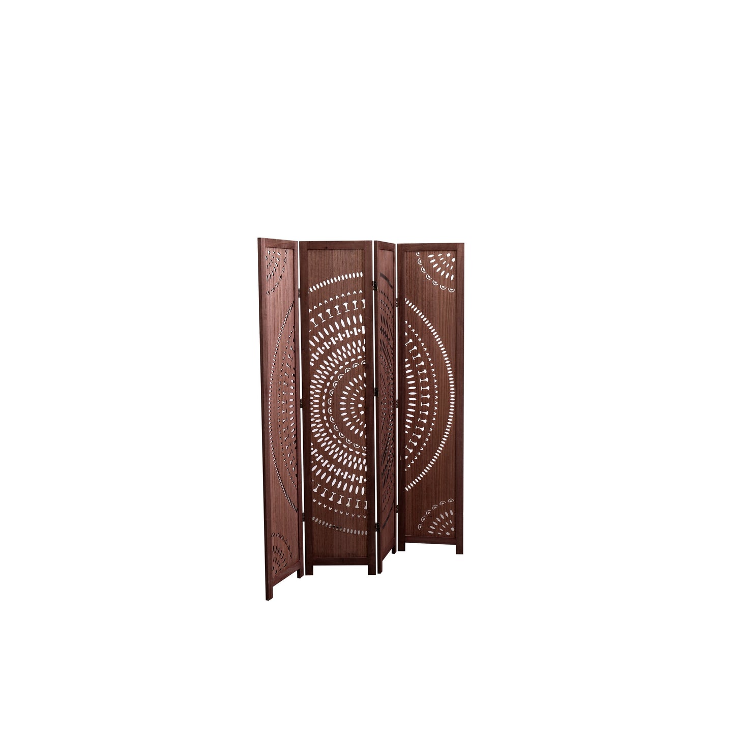 Paravent pliable en bois massif de 165 cm de hauteur