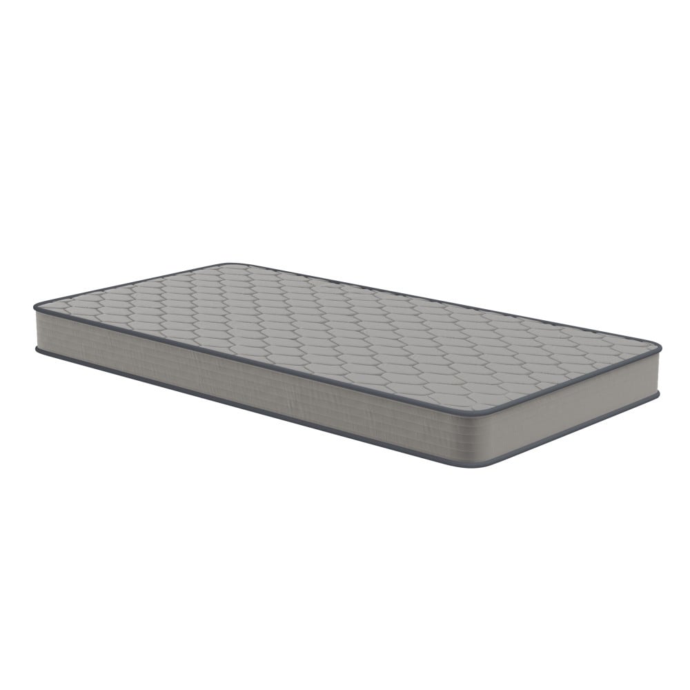 Matelas hybride à ressorts ensachés à revêtement semi-ferme
