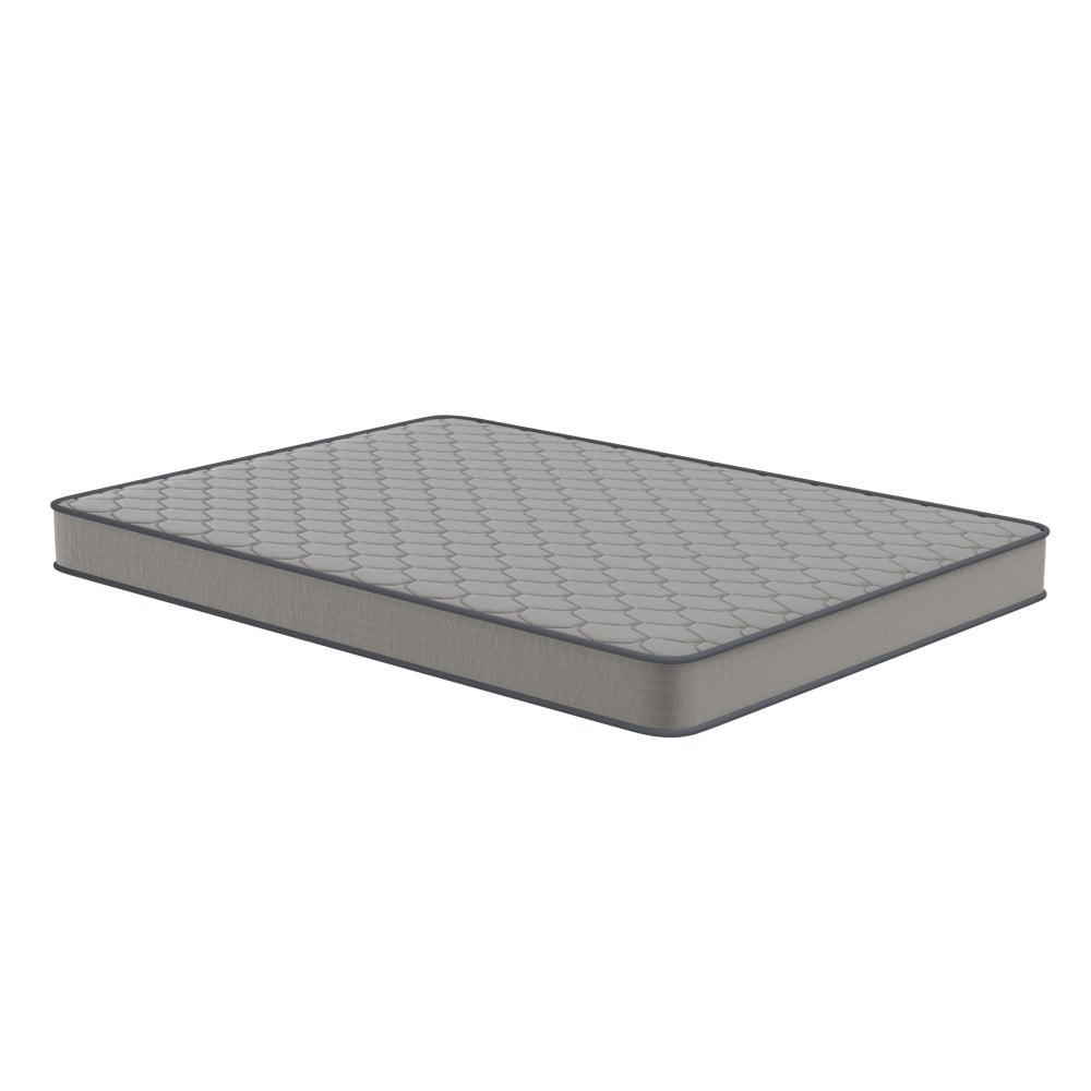 Matelas hybride à ressorts ensachés à revêtement semi-ferme