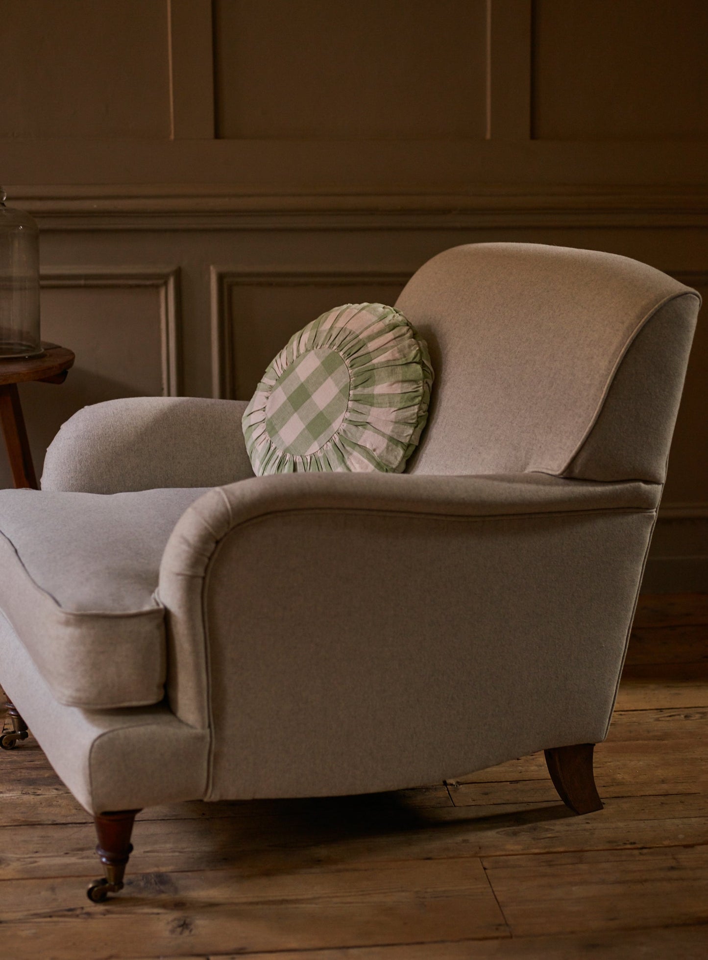 Fauteuil Abington, bleu à pois