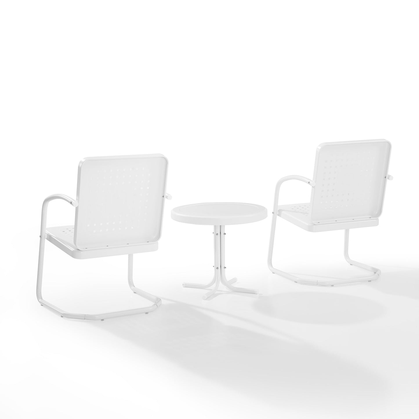 Ensemble de 3 chaises d'extérieur Crosley Bates - 84 L x 22 P x 35 H (les dimensions sont en pouces)