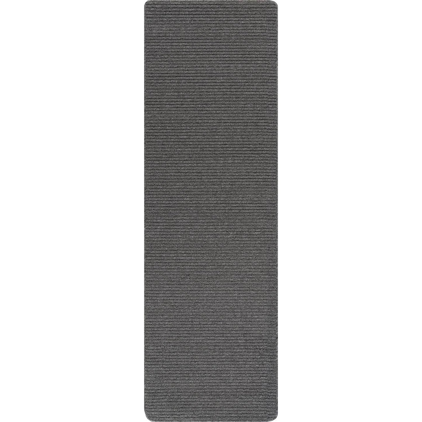 Beverly Rug Solid Color Non-Slip Rubber Back Washable Indoor Area Rug