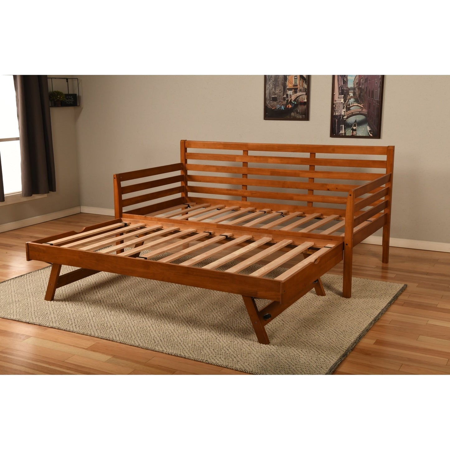 Canapé-lit Somette Boho avec lit escamotable supplémentaire (matelas non inclus)