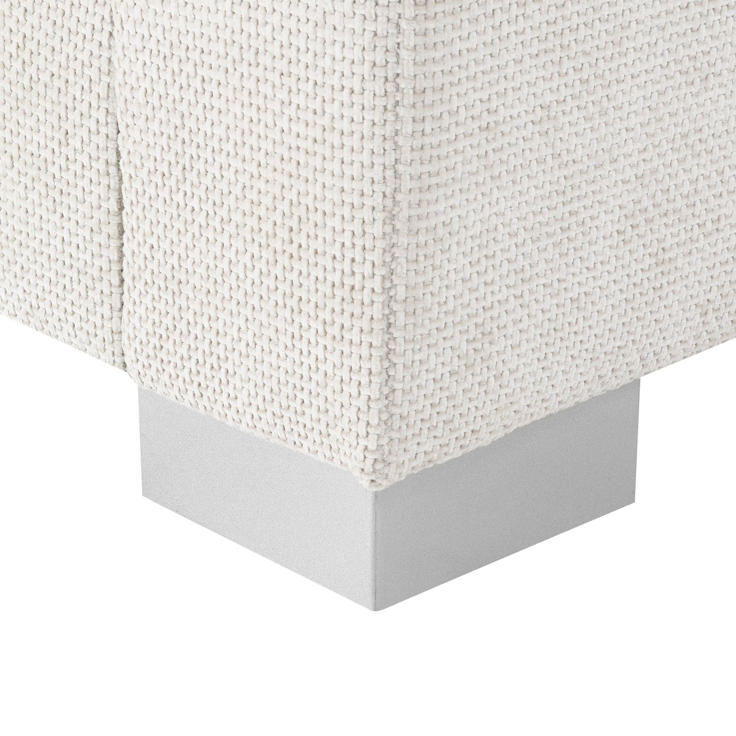 Canapé d'angle Cloud, ensemble de canapé de luxe en forme de L avec 2 coussins gratuits, meuble d'intérieur en chenille 4 places avec chaise longue surdimensionnée