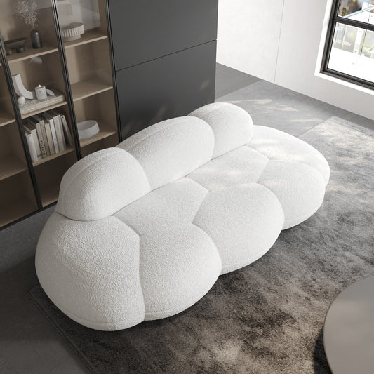 Canapés en forme de nuage pour le salon, canapé moderne et confortable à compression, canapé de loisirs en forme de nuage pour la chambre à coucher, appartement.