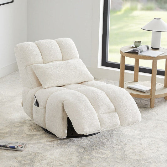 Fauteuil inclinable pivotant et oscillant Cole Power avec support lombaire
