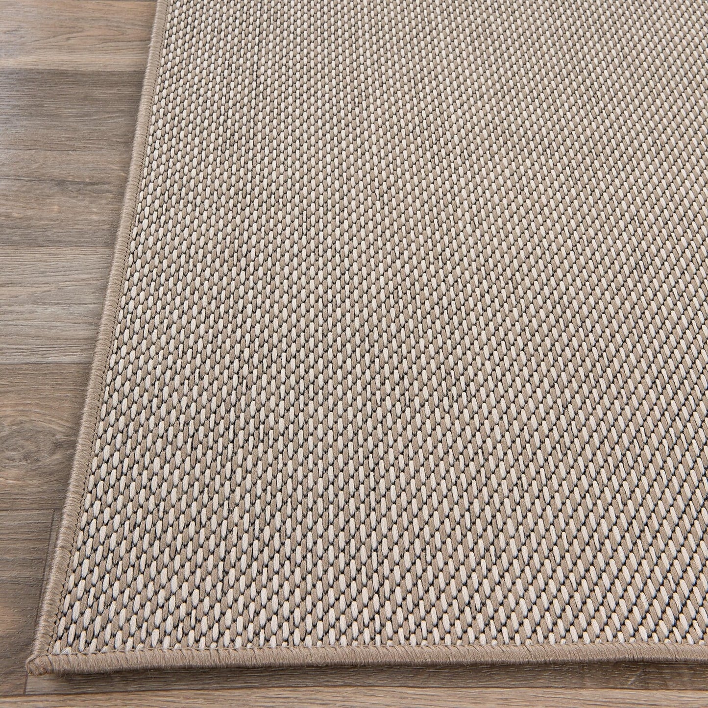 Contemporary Solid Indoor/Outdoor Area Rug