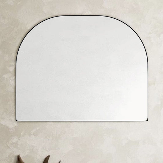 TEHOME Dezerae Grand miroir à arche pour cheminée, 102 cm (L) x 81 cm (H)