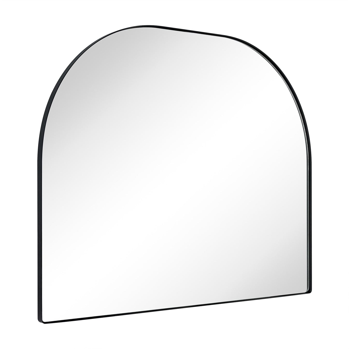 TEHOME Dezerae Grand miroir à arche pour cheminée, 102 cm (L) x 81 cm (H)