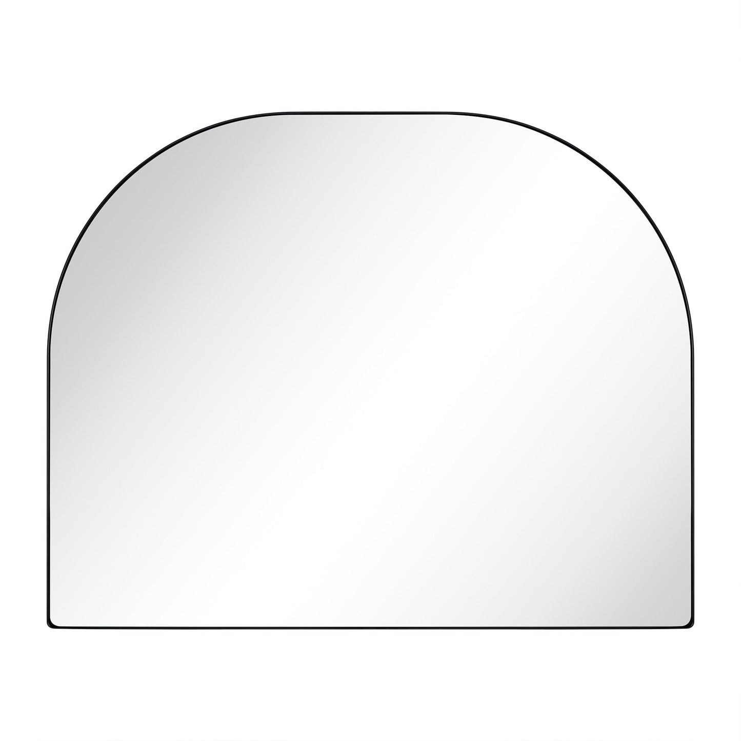 TEHOME Dezerae Grand miroir à arche pour cheminée, 102 cm (L) x 81 cm (H)