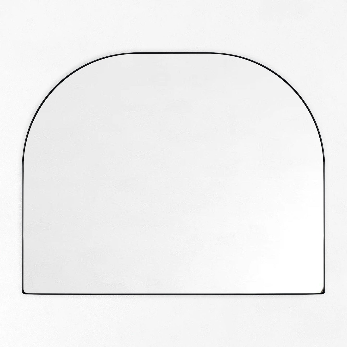 TEHOME Dezerae Grand miroir à arche pour cheminée, 102 cm (L) x 81 cm (H)