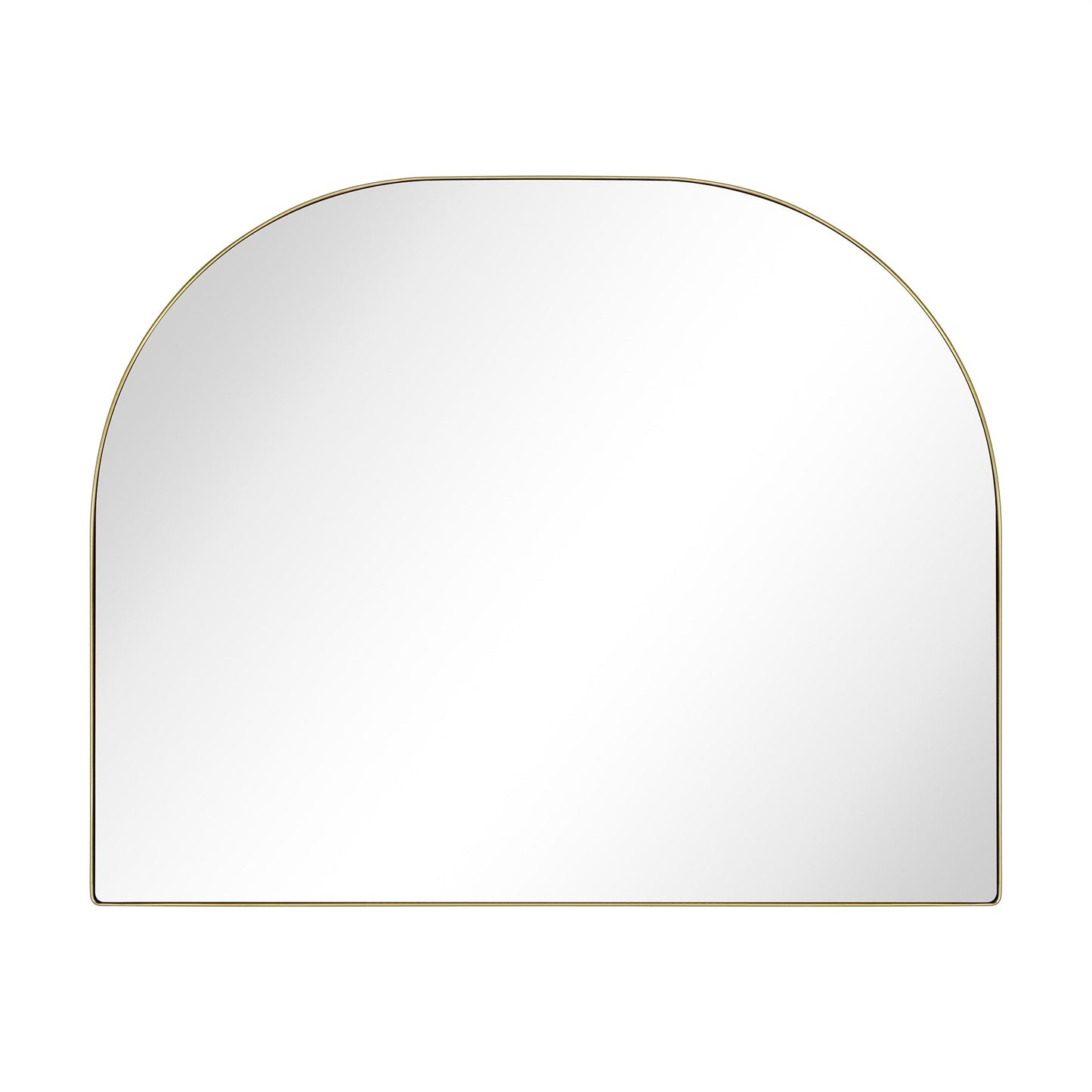 TEHOME Dezerae Grand miroir à arche pour cheminée, 102 cm (L) x 81 cm (H)