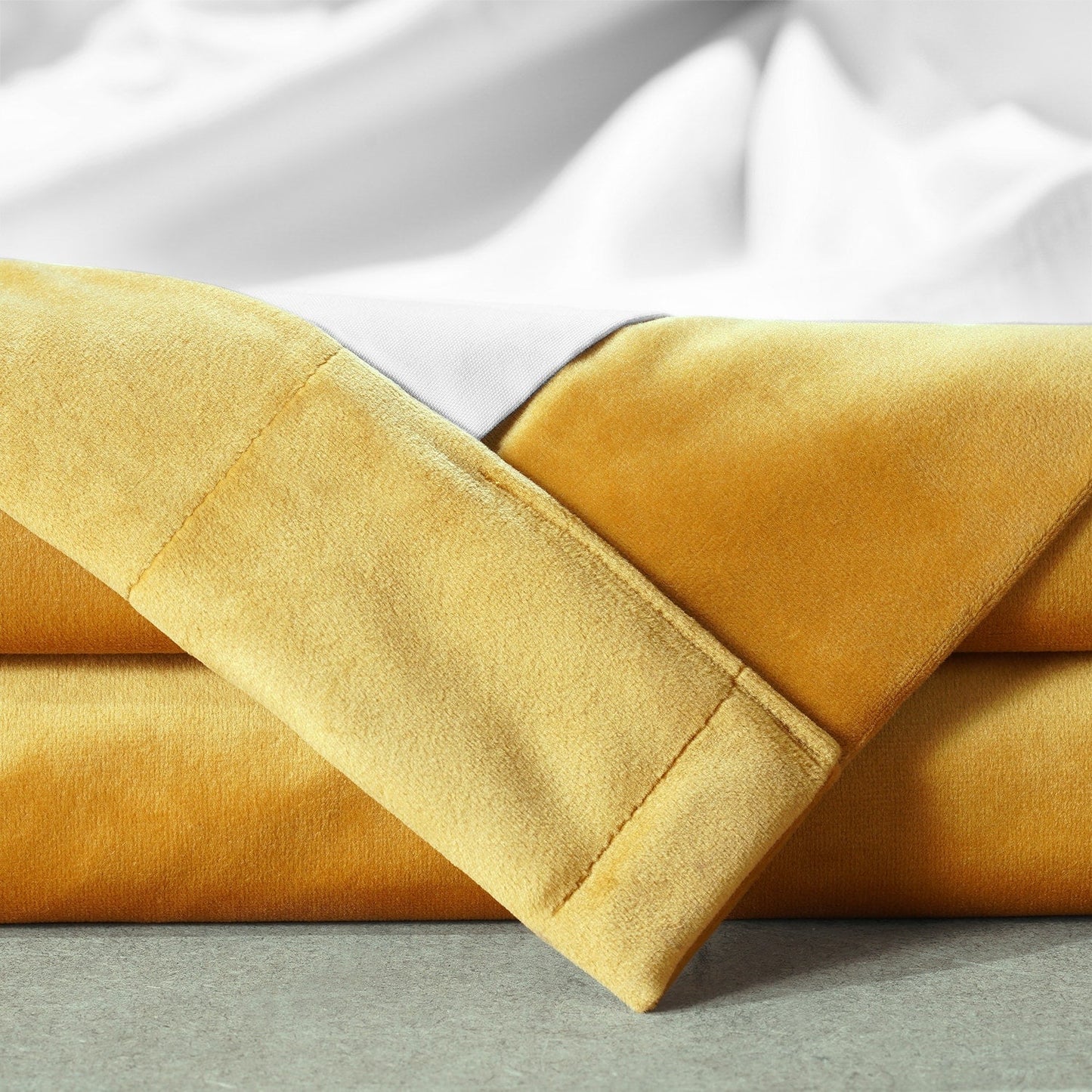 Exclusive Fabrics Signature Plush Velvet Hotel Blackout Curtains (1 Panel) - Luxury Soft Drapery for Light Control & Elegance
