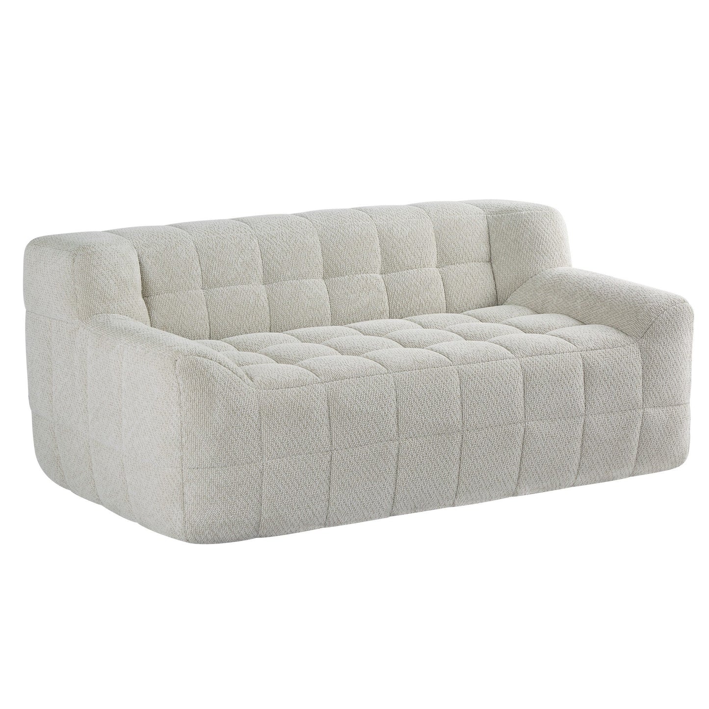 Canapé à compression intégrale, style simplifié, canapé modulaire.