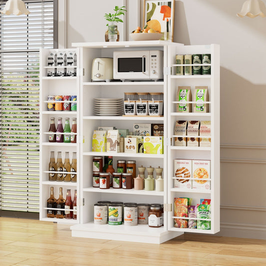 Armoire de rangement Futzca de 47 pouces, armoires de cuisine en bois