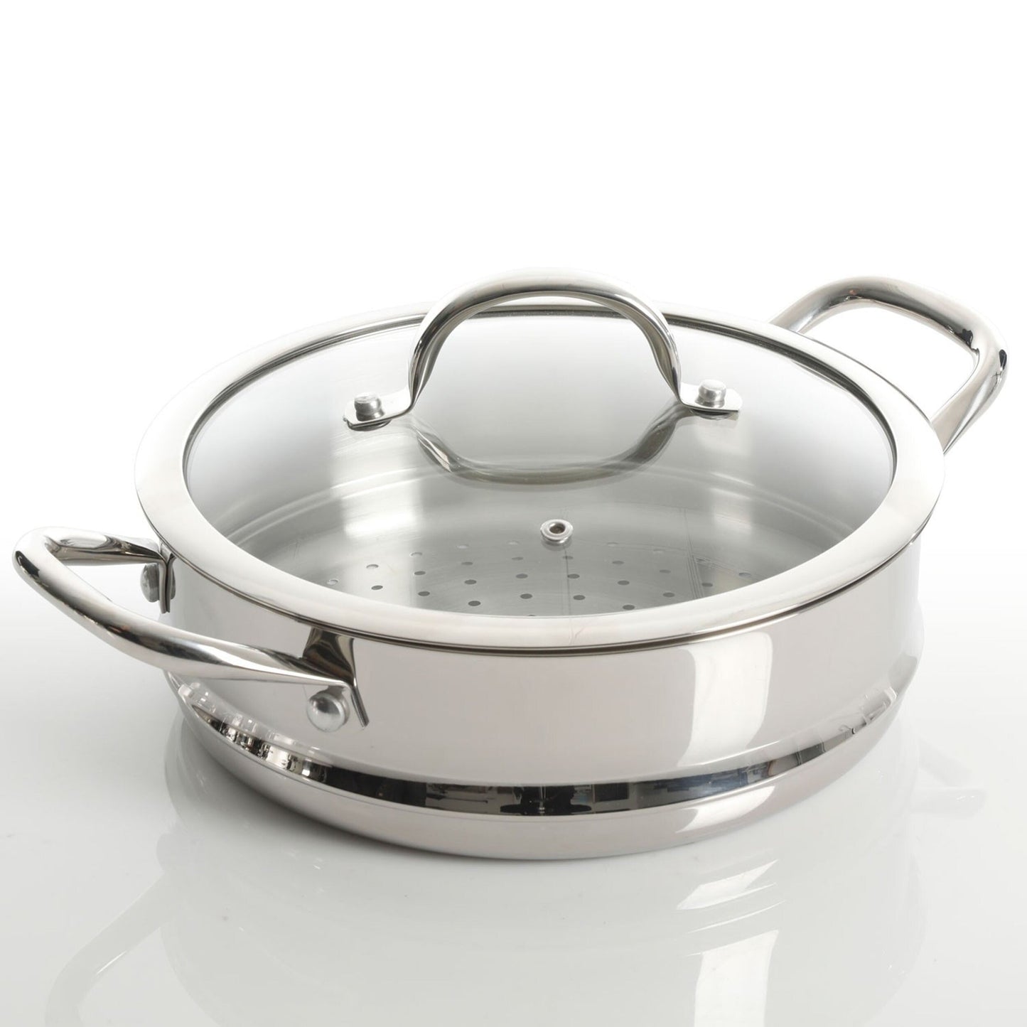 Ensemble de 10 pièces de batterie de cuisine en acier inoxydable haute résistance