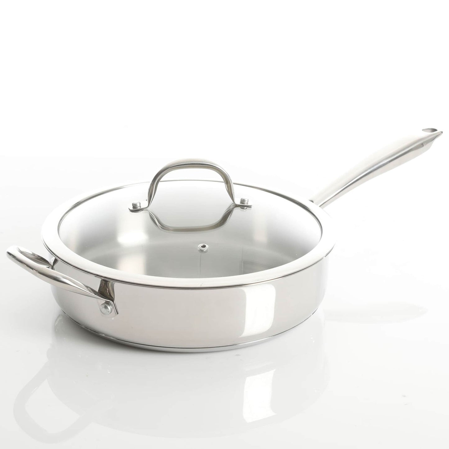 Ensemble de 10 pièces de batterie de cuisine en acier inoxydable haute résistance