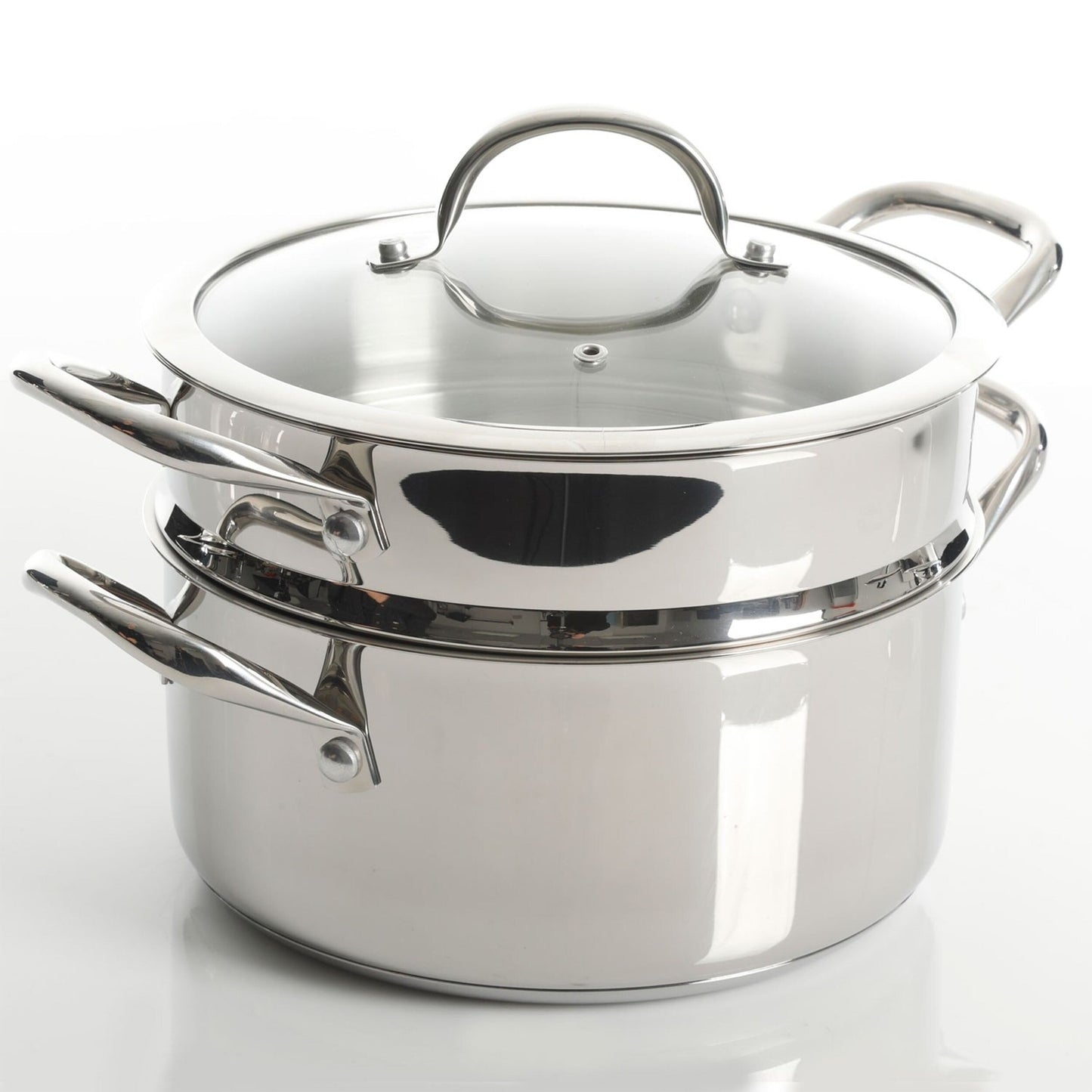 Ensemble de 10 pièces de batterie de cuisine en acier inoxydable haute résistance