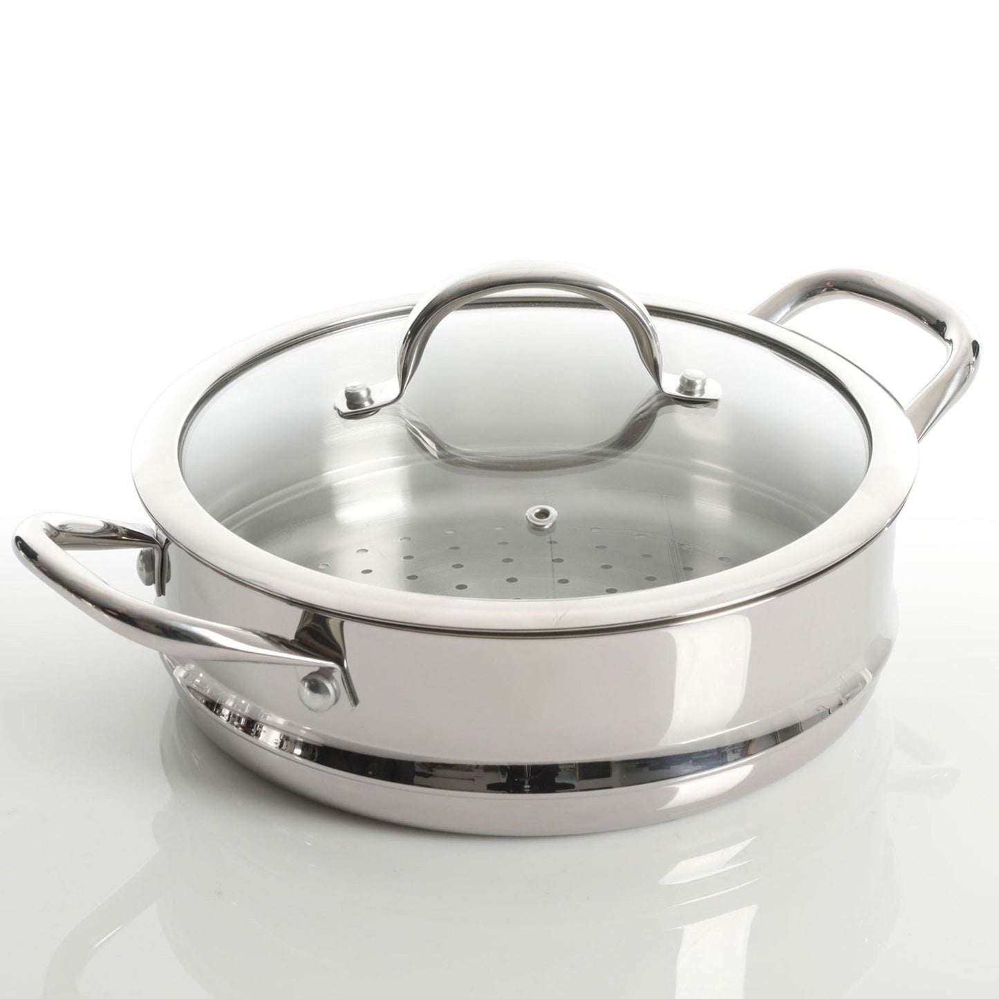 Ensemble de 10 pièces de batterie de cuisine en acier inoxydable haute résistance