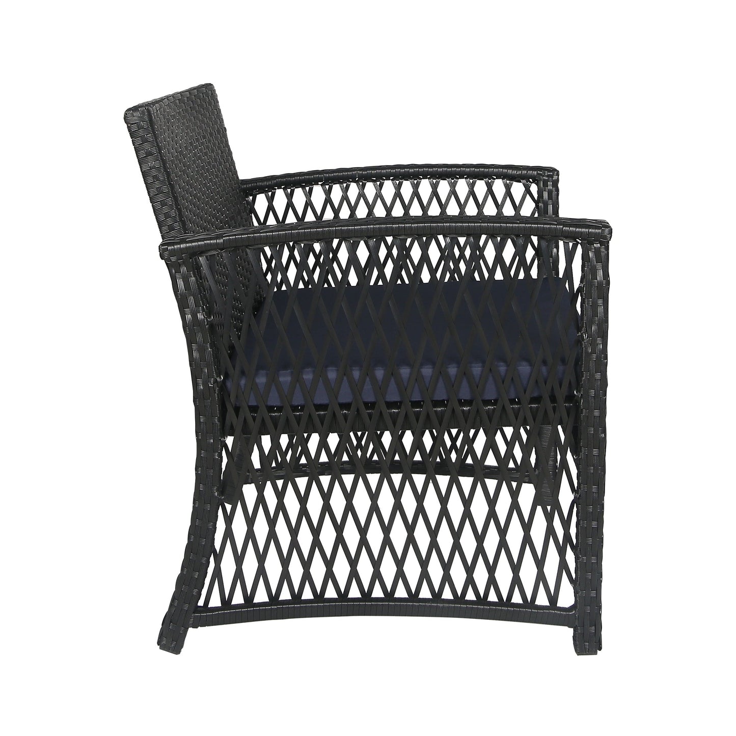 Ensemble de bistro pour terrasse en osier Heritage Outdoor, 3 pièces