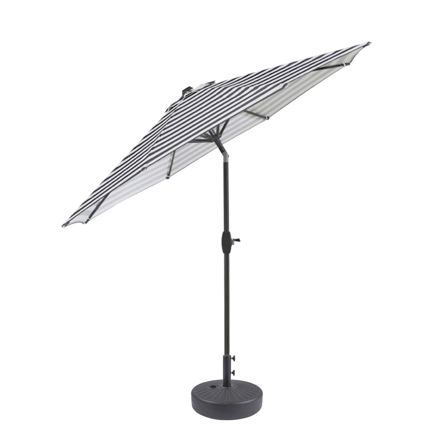 Parasol de terrasse Holme de 2,7 mètres et pied de support