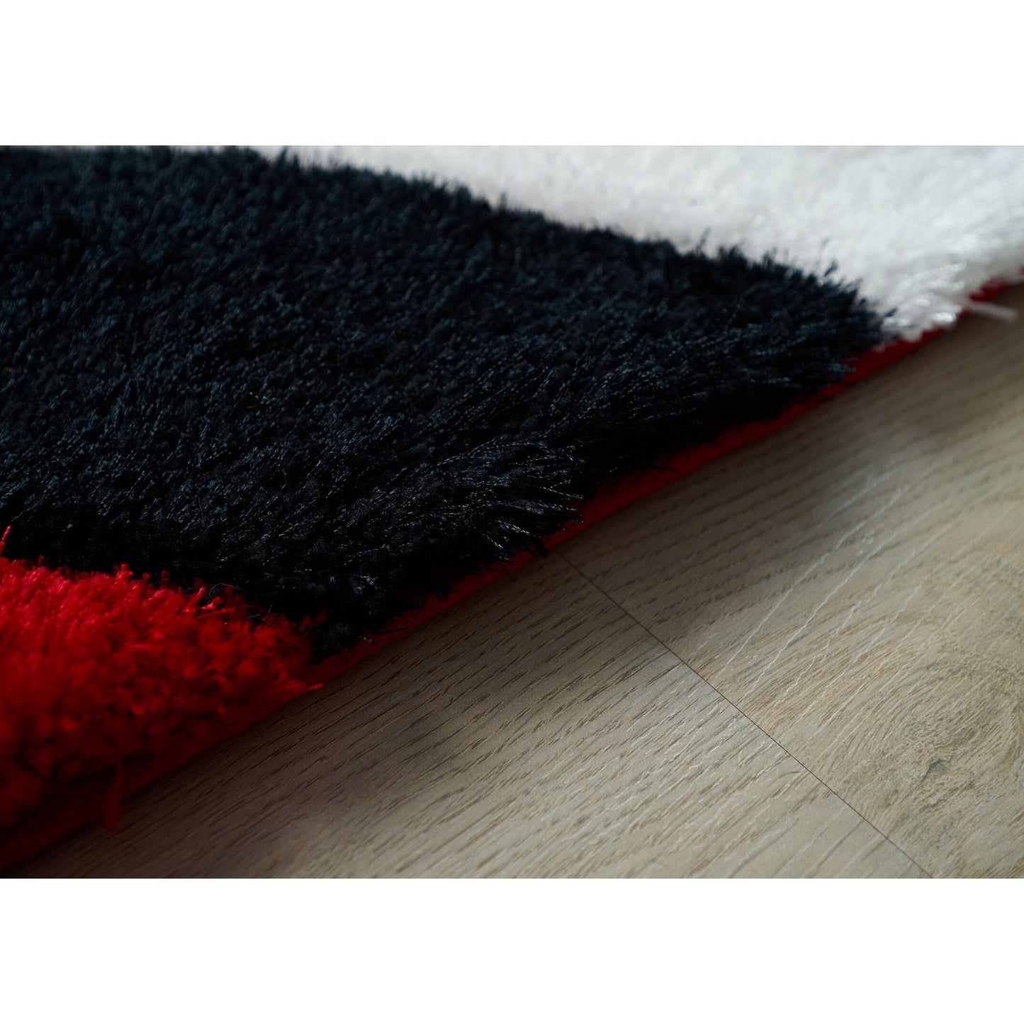 Tapis de sol abstrait à poils longs Mateos