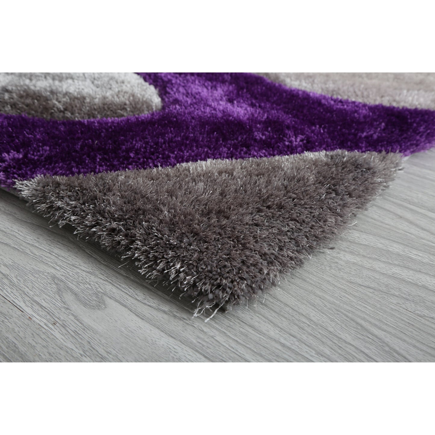 Tapis de sol abstrait à poils longs Mateos