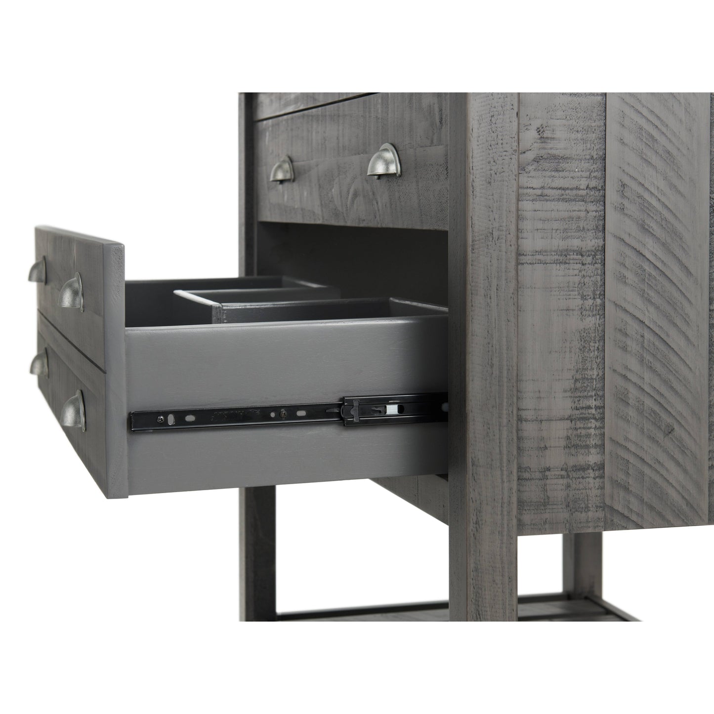 Meuble-lavabo de salle de bain simple Monterey 37 de style farmhouse avec plan de travail