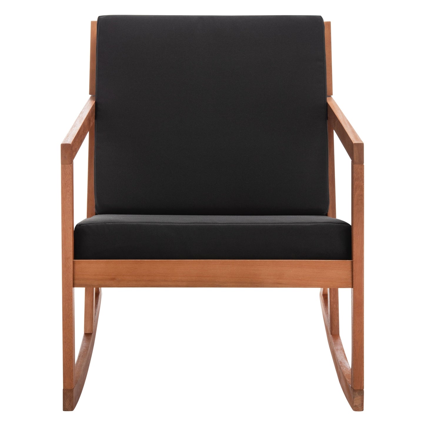 Chaise à bascule d'extérieur Makaila de SAFAVIEH avec coussin - 66L x 79P x 97H (cm)