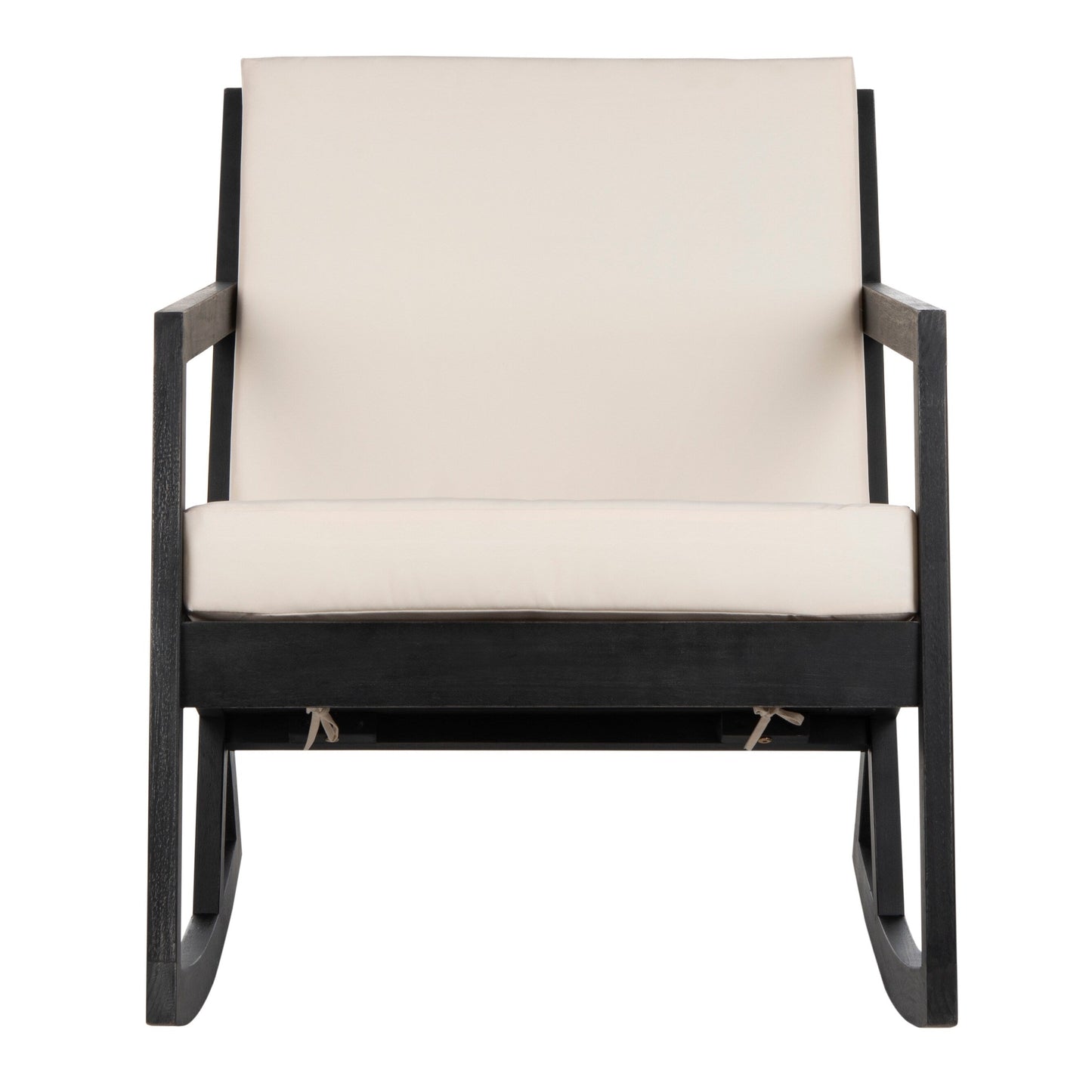 Chaise à bascule d'extérieur Makaila de SAFAVIEH avec coussin - 66L x 79P x 97H (cm)