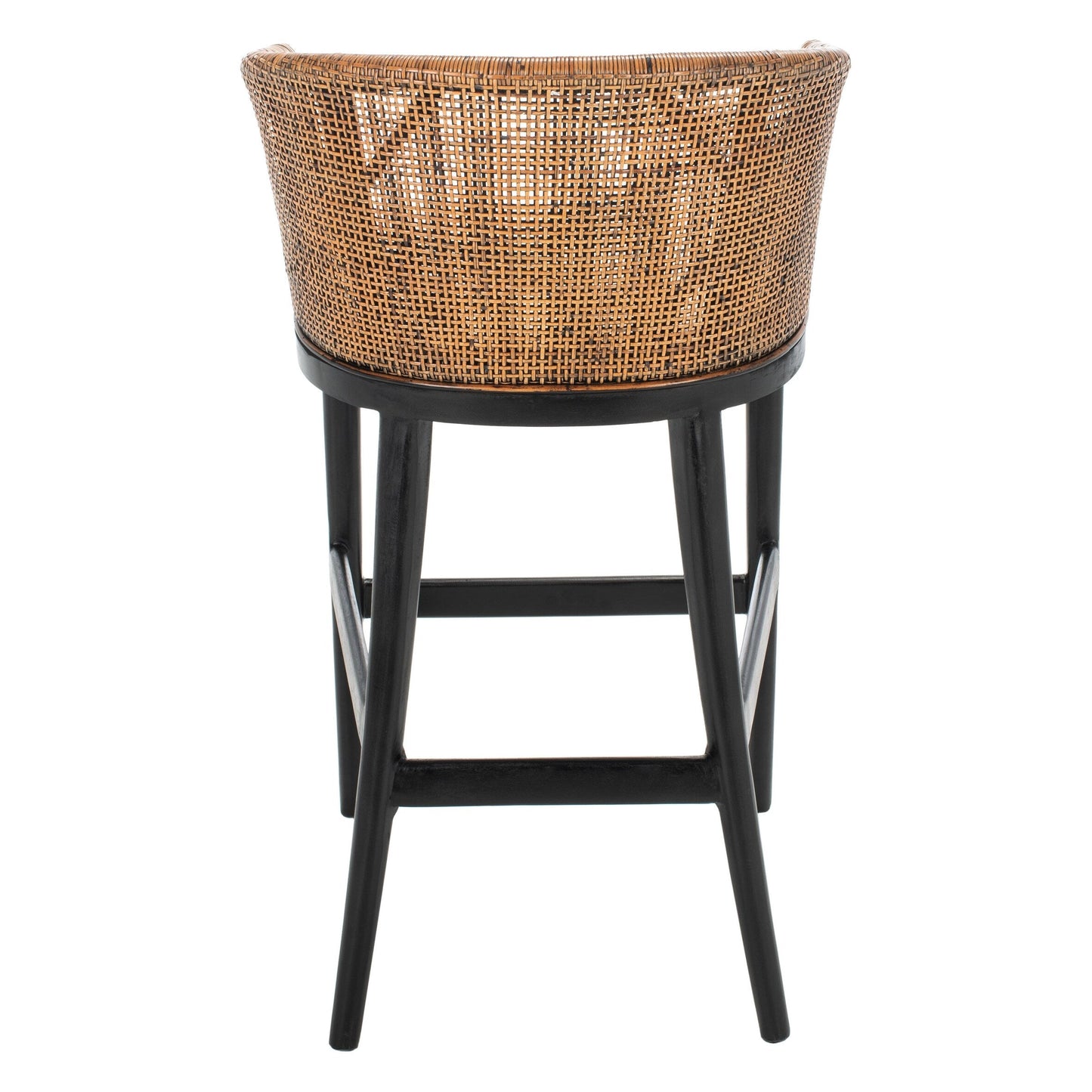 Tabouret de bar en rotin SAFAVIEH Virona de 76 cm (30 pouces) - 56,6 L x 52,1 P x 99,1 H - 56,6Lx52,1Px99,1H
