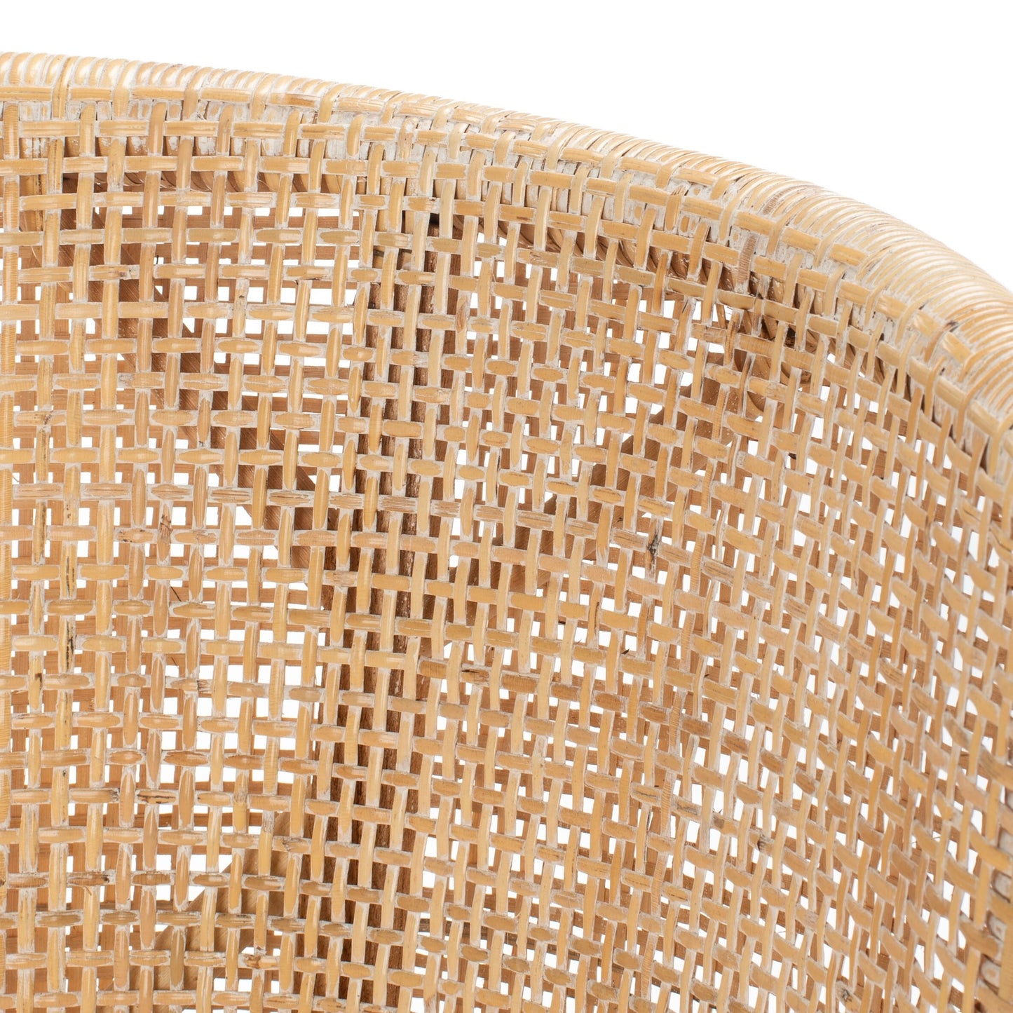 Tabouret de bar en rotin SAFAVIEH Virona de 76 cm (30 pouces) - 56,6 L x 52,1 P x 99,1 H - 56,6Lx52,1Px99,1H
