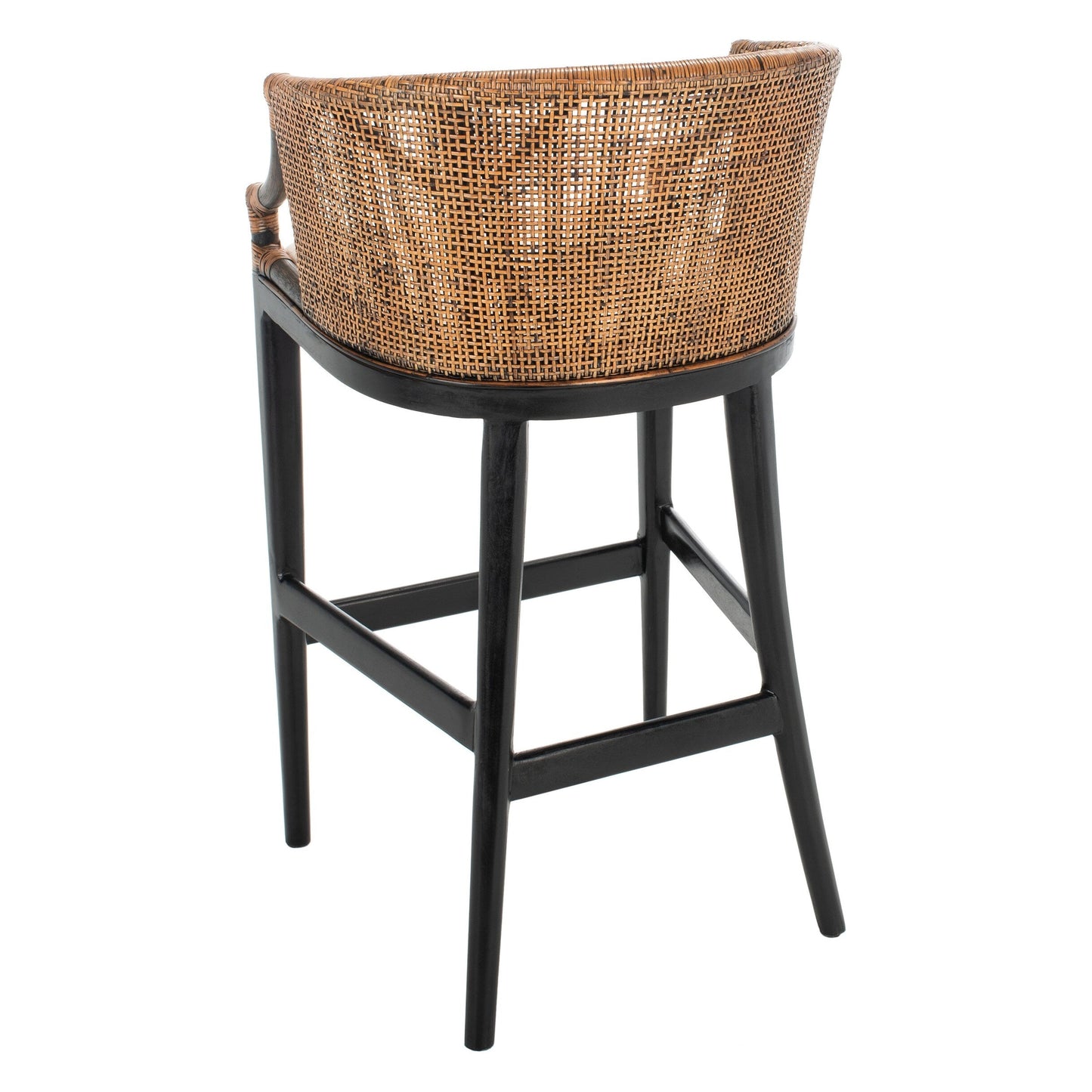 Tabouret de bar en rotin SAFAVIEH Virona de 76 cm (30 pouces) - 56,6 L x 52,1 P x 99,1 H - 56,6Lx52,1Px99,1H