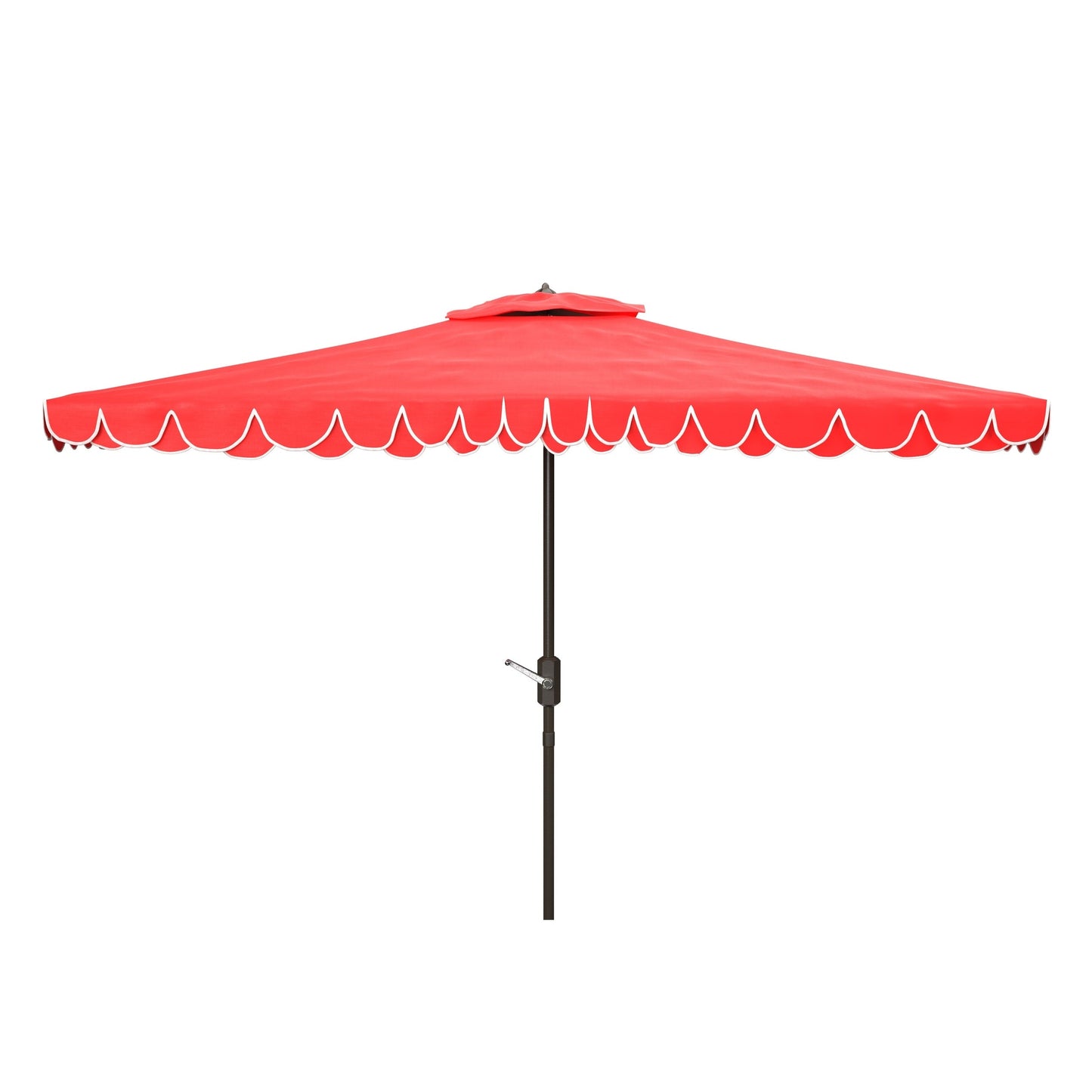 Parasol rectangulaire d'extérieur Zariah de SAFAVIEH, 6'x10', avec liseré