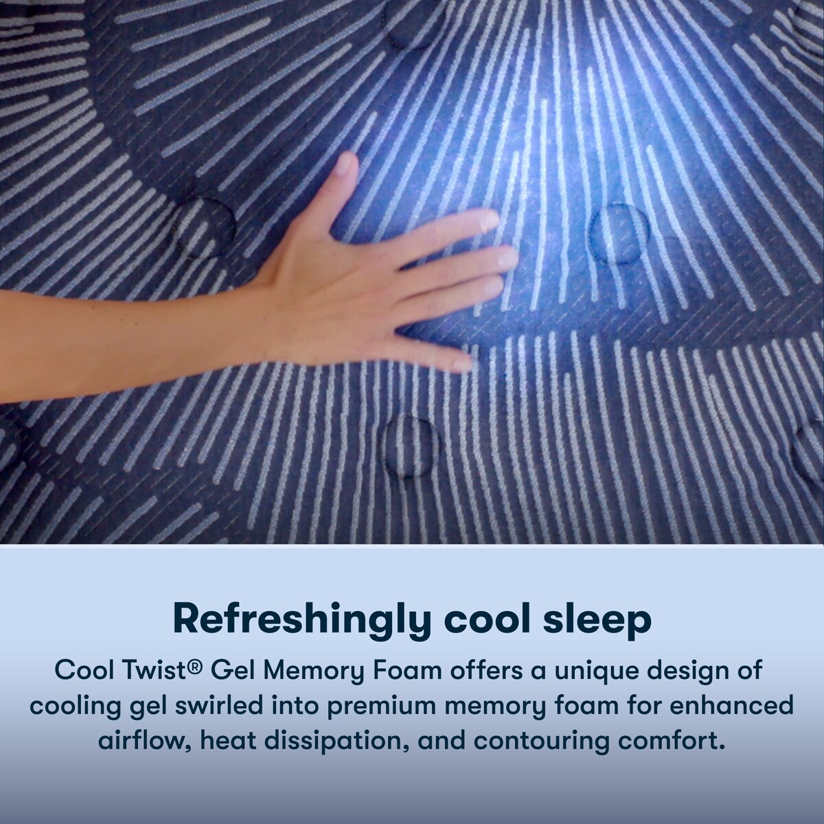 Matelas Serta Perfect Sleeper Oasis Sleep 14.5 à revêtement moelleux et soutien ferme