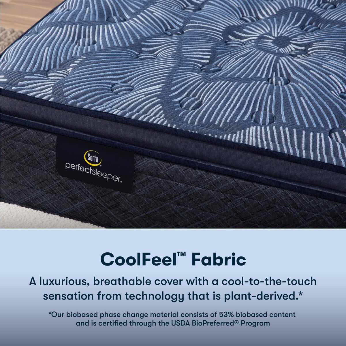 Matelas Serta Perfect Sleeper Oasis Sleep 14.5 à surcouche moelleuse de densité moyenne