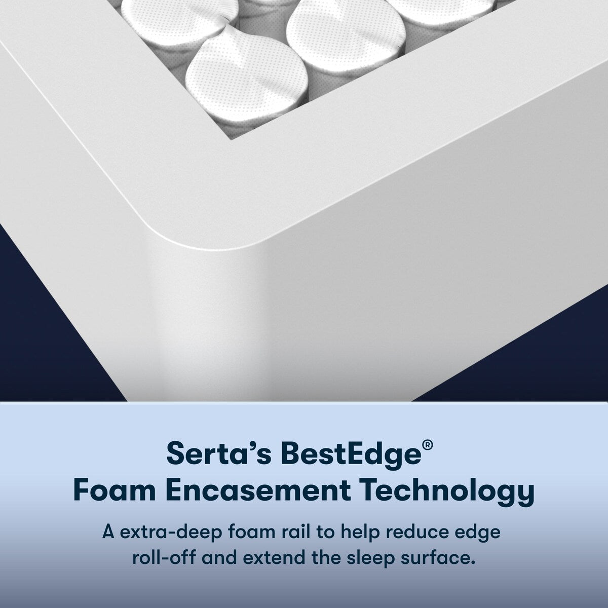 Matelas Serta Perfect Sleeper Oasis Sleep 14.5 à surcouche moelleuse de densité moyenne