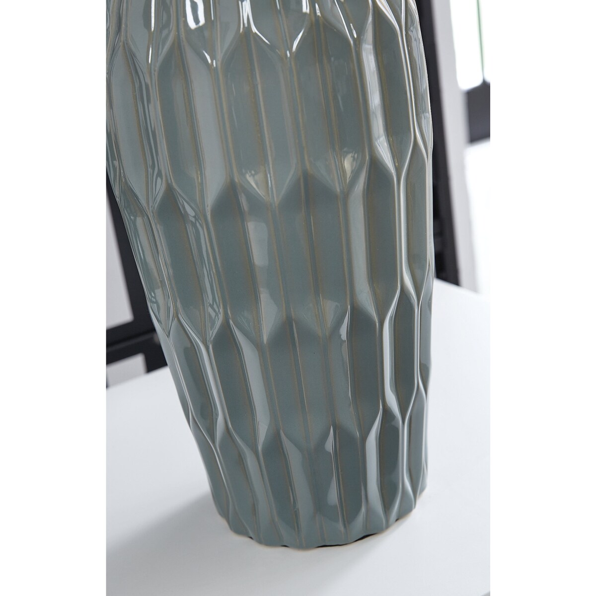 Luminaire de table Hadbury bleu de Signature Design by Ashley (lot de 2) - 14 L x 14 P x 26,75 H (cm)