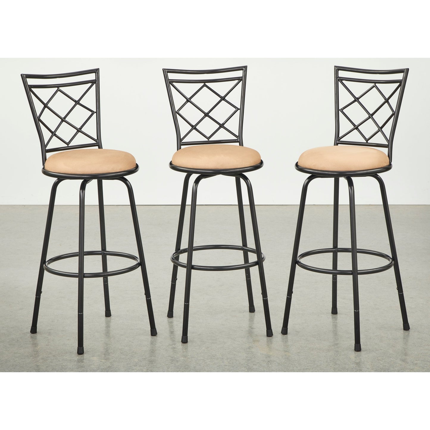 Tabourets pivotants réglables en hauteur Alyssa de Simple Living (lot de 3)