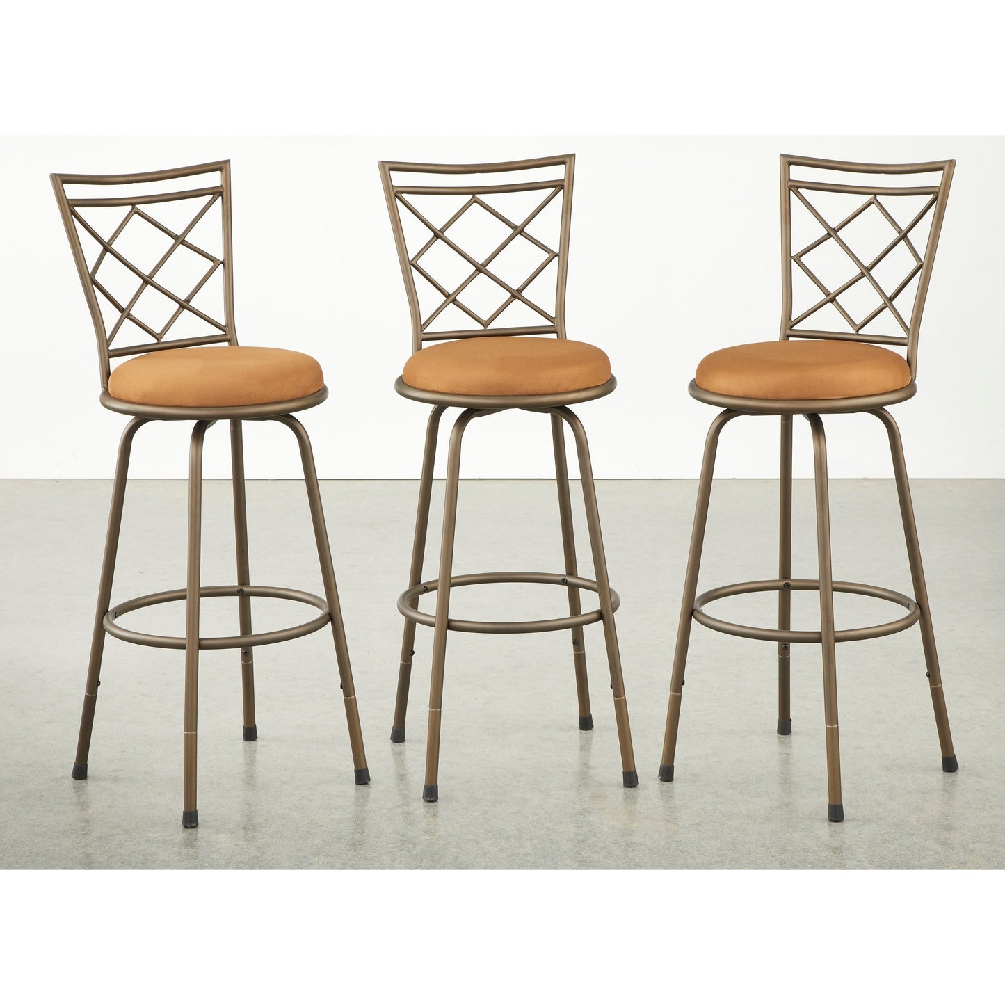 Tabourets pivotants réglables en hauteur Alyssa de Simple Living (lot de 3)