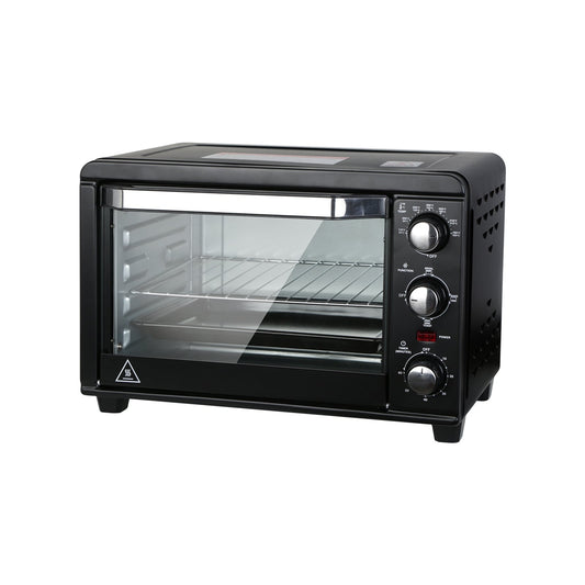 Four à griller simple avec une capacité de 20 litres, four à griller compact pour comptoir, facile à utiliser avec minuterie et réglages pour griller, cuire et rôtir.