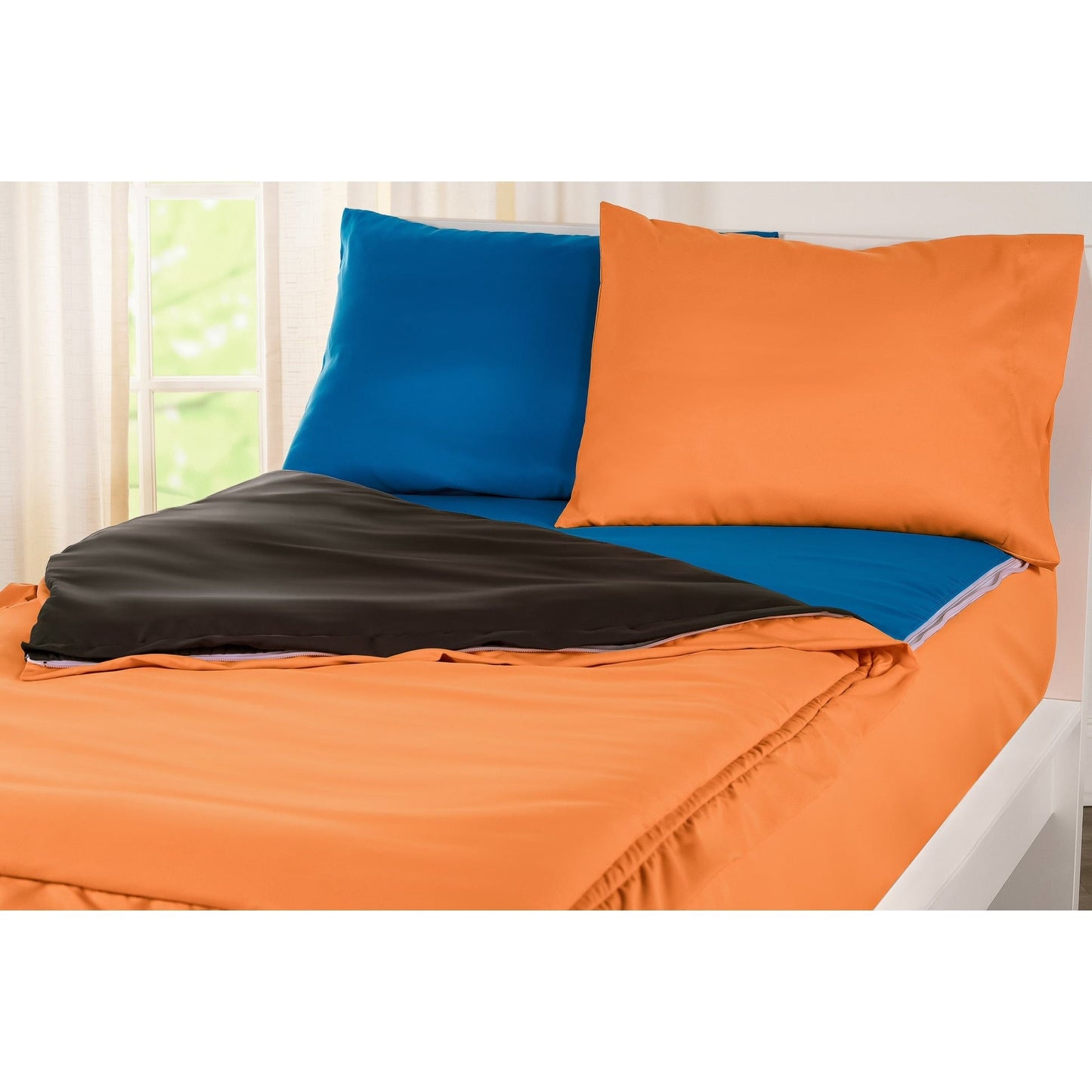 Ensemble de literie à fermeture éclair Siscovers Orange Bunkie Deluxe