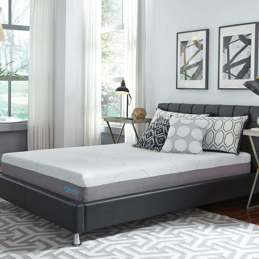 Matelas en mousse à mémoire de forme avec gel de 25 cm (10 pouces) de Slumber Solutions