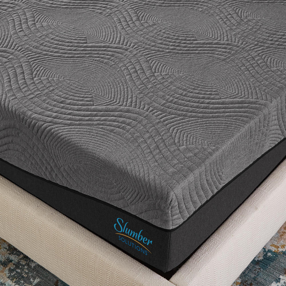 Matelas en mousse à mémoire de forme au charbon actif Active de 14 pouces de Slumber Solutions