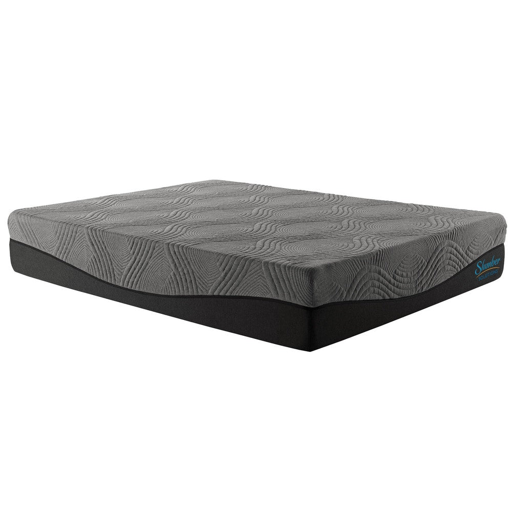 Matelas en mousse à mémoire de forme au charbon actif Active de 14 pouces de Slumber Solutions