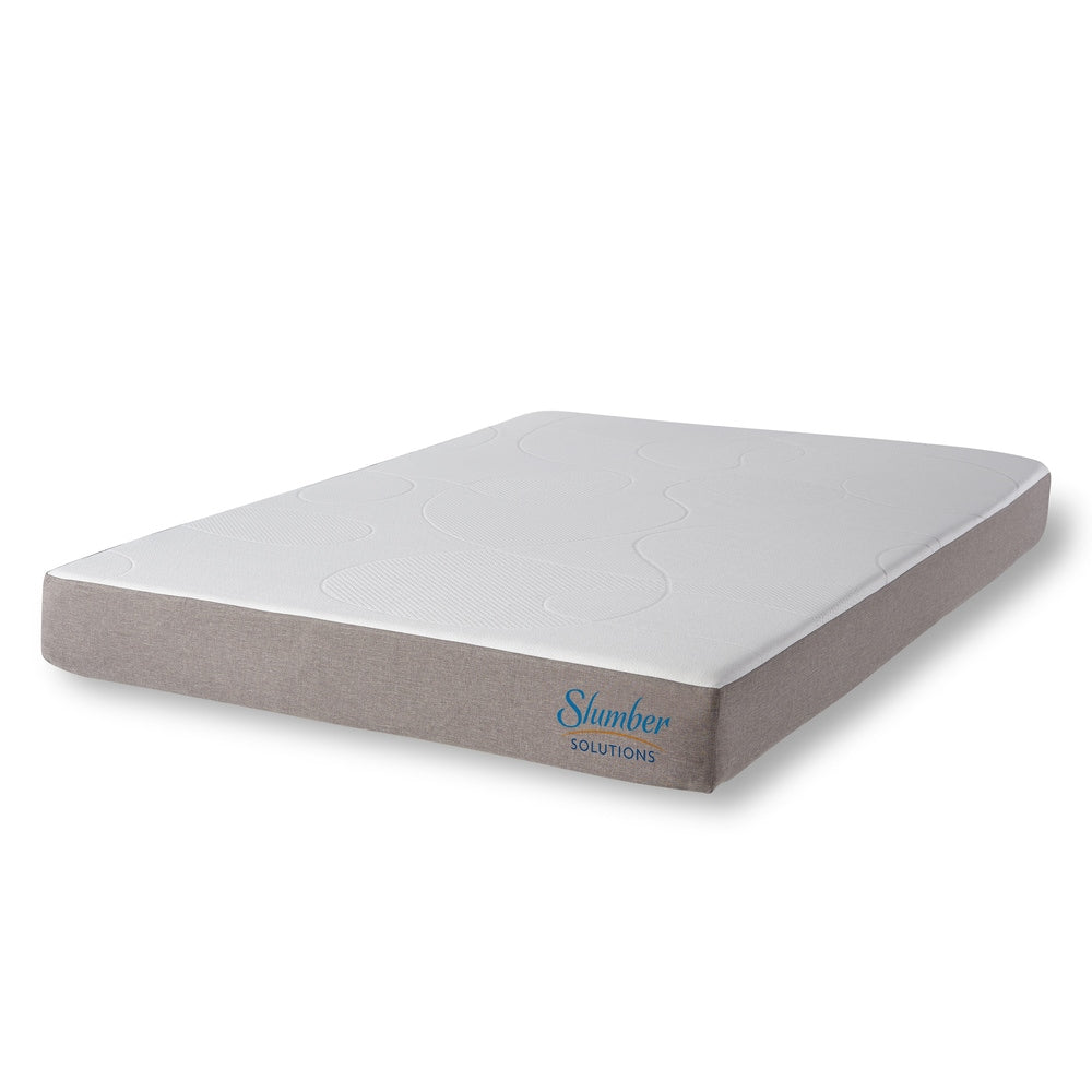 Matelas en mousse à mémoire de forme au gel de 8 pouces Slumber Solutions - Choisissez votre niveau de confort