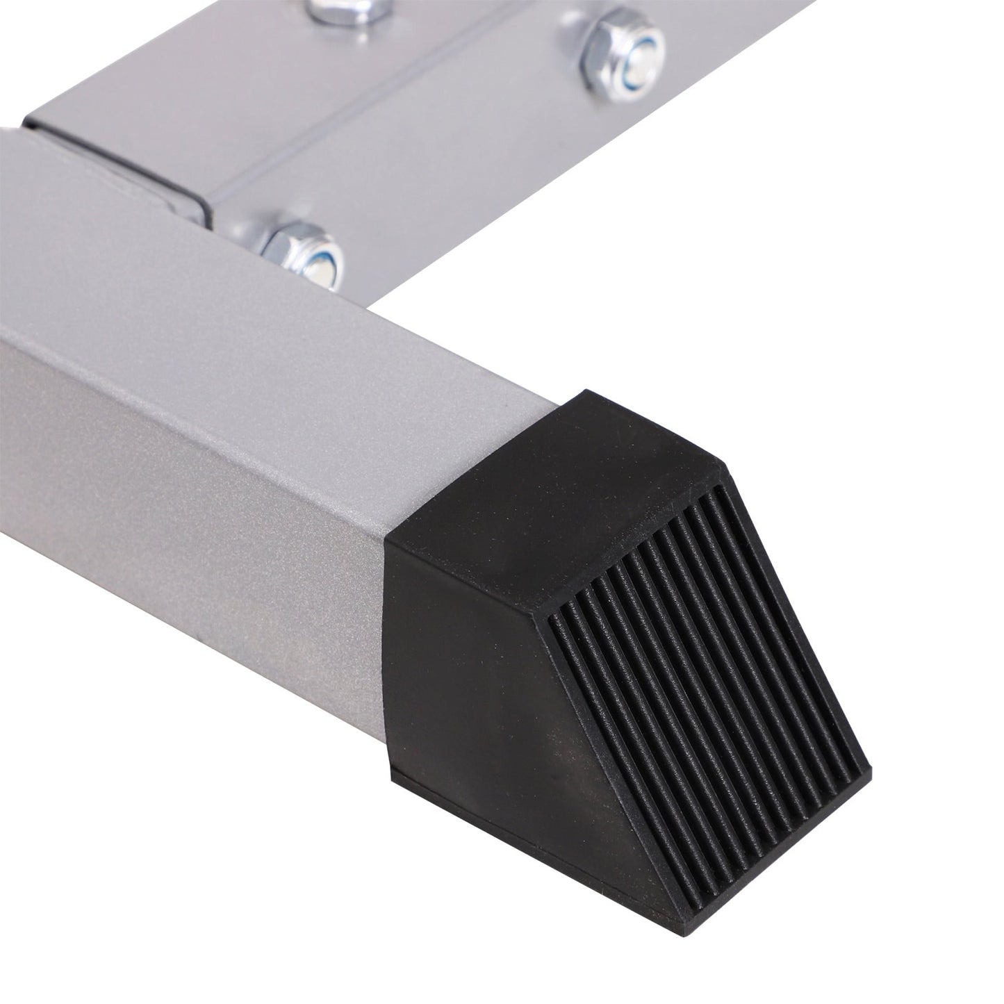 Soozier Support de Squat/Banc de Poussée de Barre à Hauteur Réglable en Acier, 2 pièces - N/A