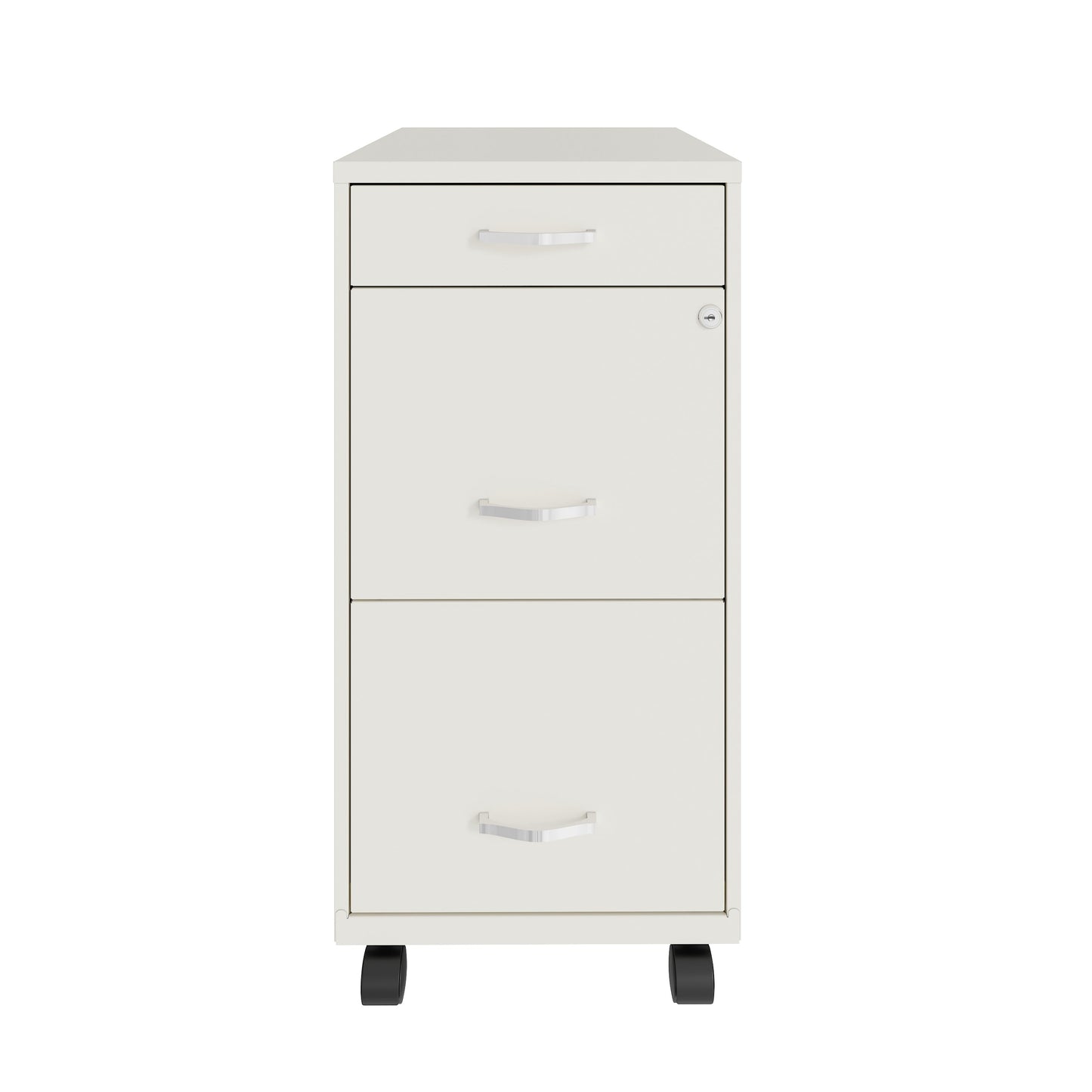 Armoire à dossiers métallique à 3 tiroirs, profondeur de 18 pouces, de Space Solutions
