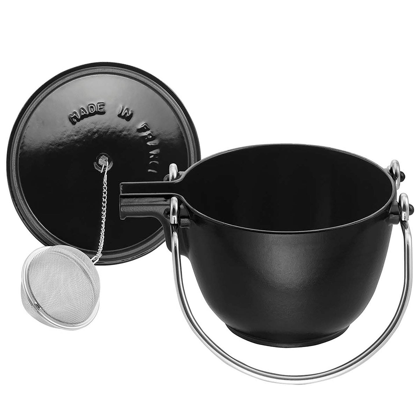 Bouilloire ronde en fonte STAUB, 1 quart